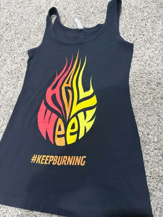 Orangetheory Fitness Hell Week Keep Burning Women's Tank Top XS - Picture 4 of 5